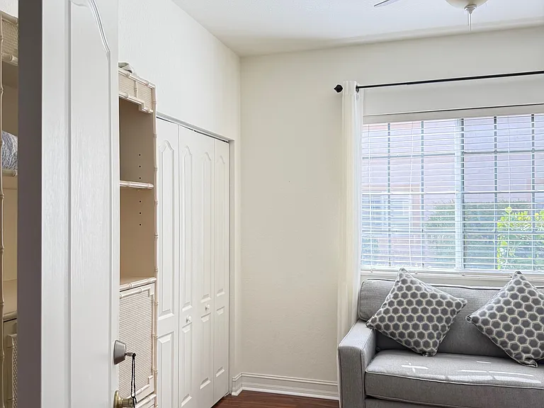 Double sleeper closet space linen storage