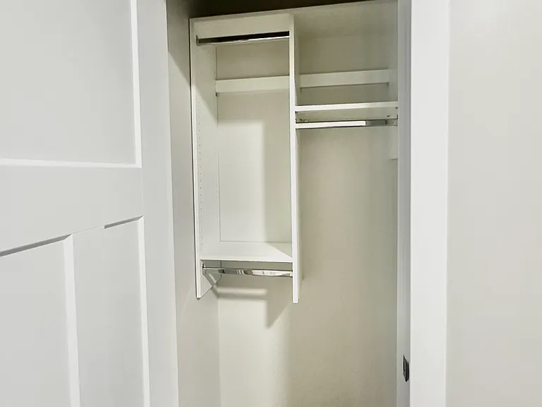 Closet storage in Bedroom 2 and 3