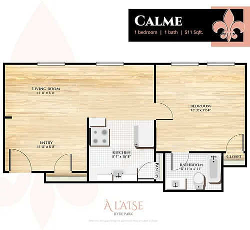 Floor plan Calme