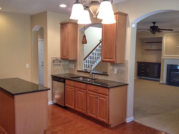 Large gourmet kitchen with granite counters, a large pantry,