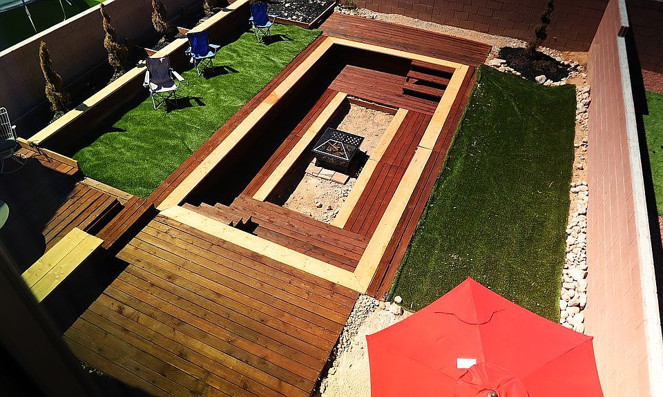 Newly Installed Privacy Deck