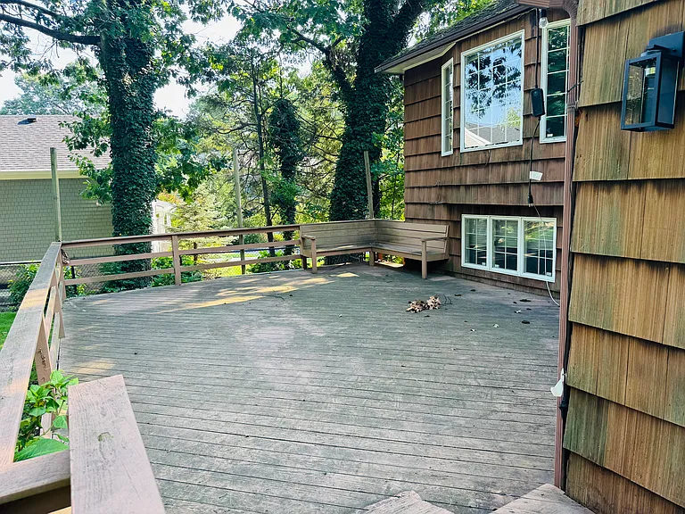 Rear deck