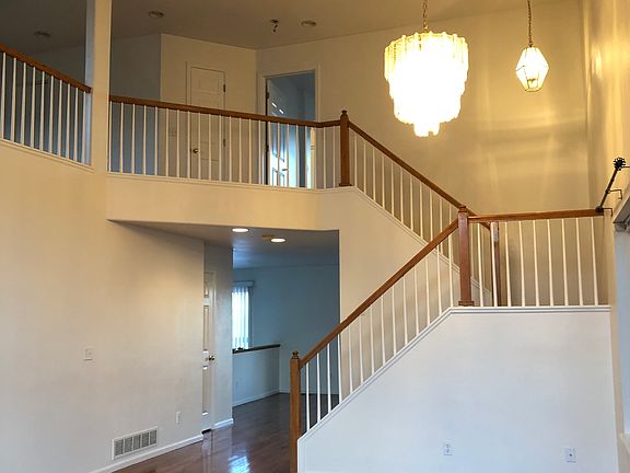 great room and living room in back