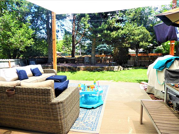 Backyard with TV and Hammock