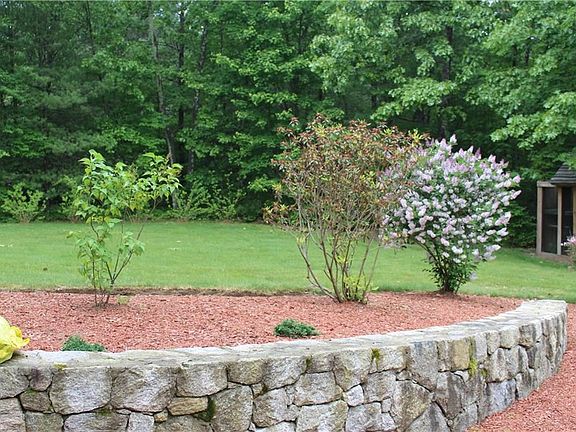 Beautiful stone walls on the property