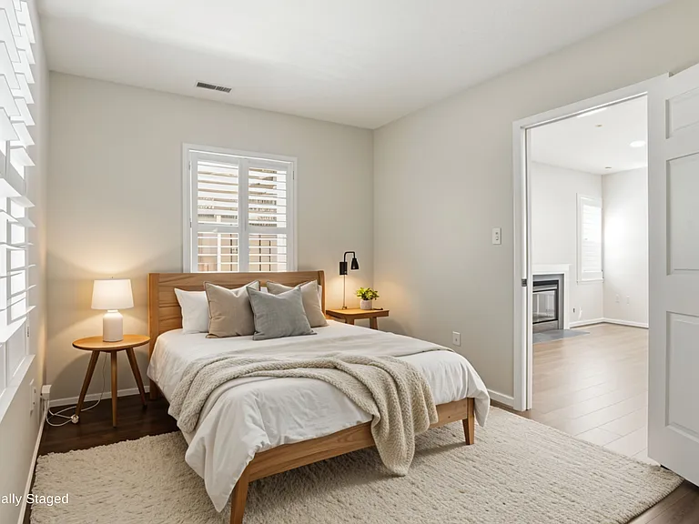 Basement Bedroom (Virtually Staged)