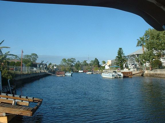 Canals are surrounded by protected wildlife park, no condos here!