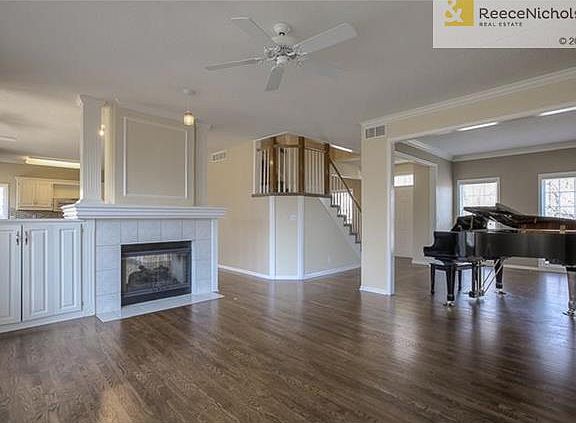 Family Room open to Formal Living Room