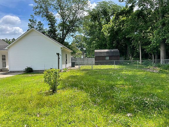 Back Yard fenced in area.