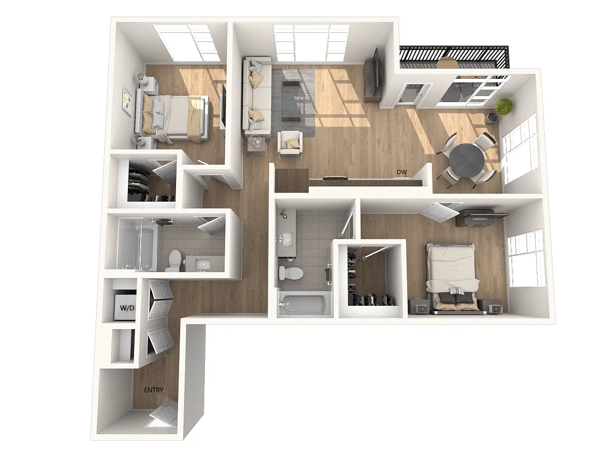 Floor plan B01-SF
