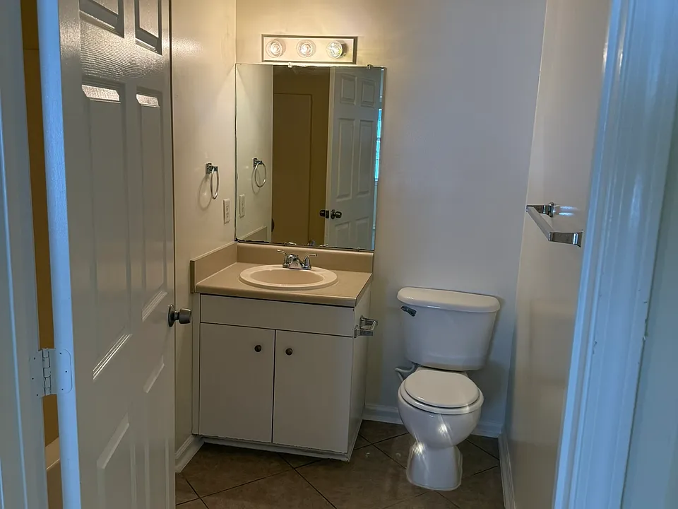 Master bedroom and street bedroom bathrooms are the same in size and amenities.