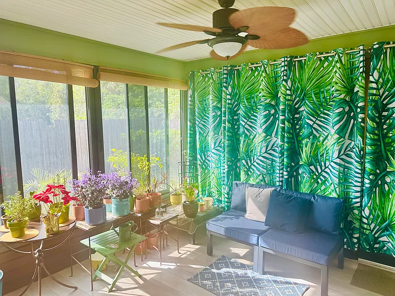 Inside the lanai/Florida room.
