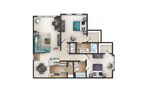 Floor plan Wren + Bonus Room