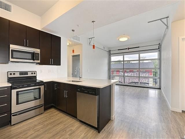 Open Kitchen and Living Area