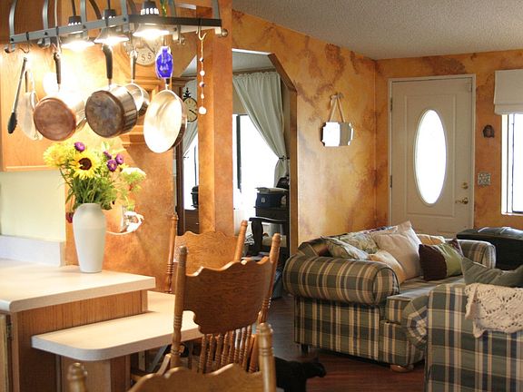 View from Dining to Living