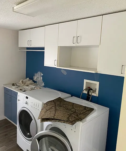 Main level laundry - Still need to paint