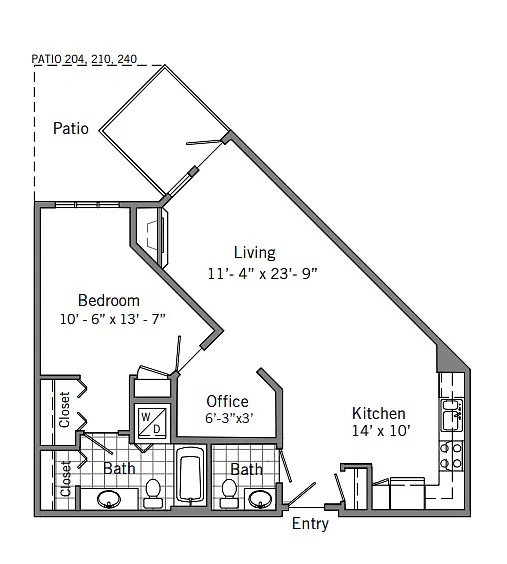 Floor plan Plan 1P