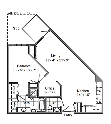 Floor plan Plan 1P