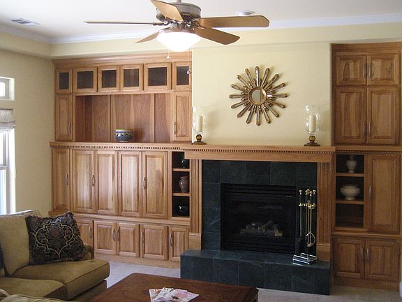 Custom Tile Gas Fireplace