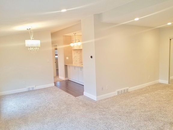 Dining area from living room