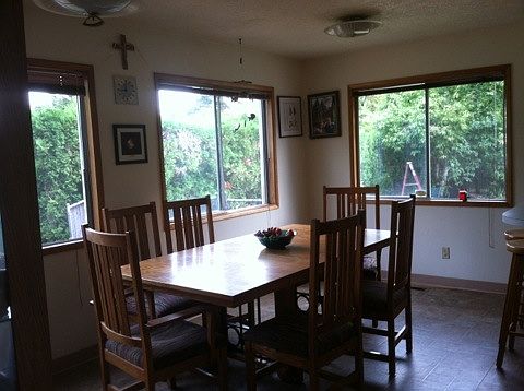 Dining w/ view to yard