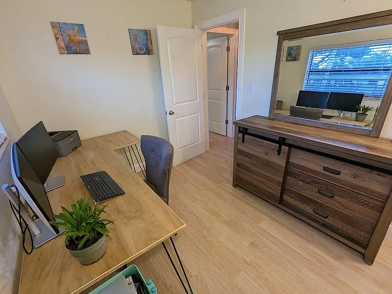 3rd bedroom setup as office