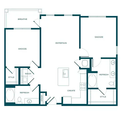 Floor plan The Coastal