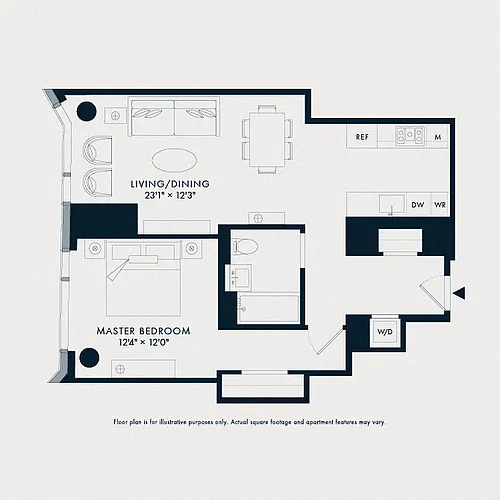 Floor plan Waterline 3: A1