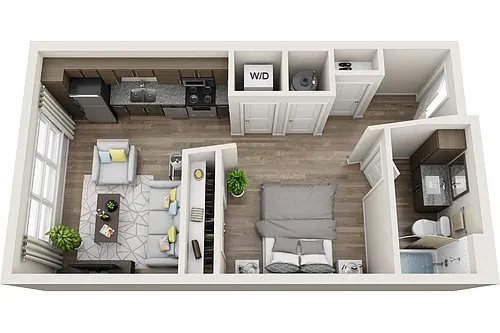 Floor plan Studio S1A