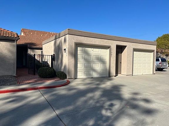 Garage and gated front patio