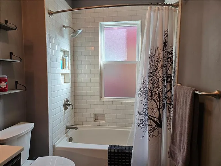 Primary bathroom and shower