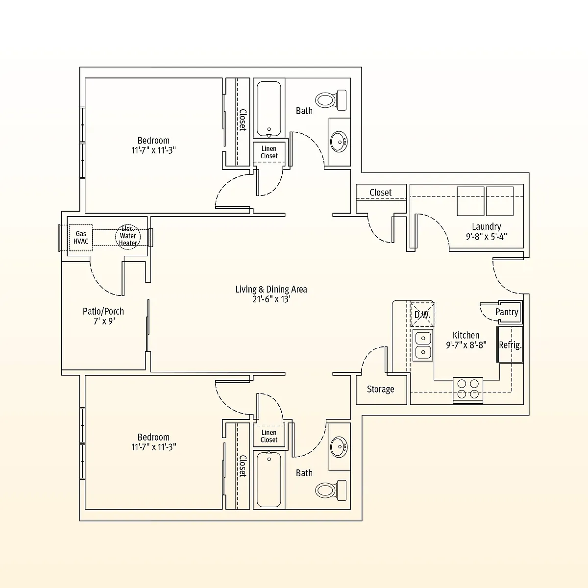 Floor plan The Pebble