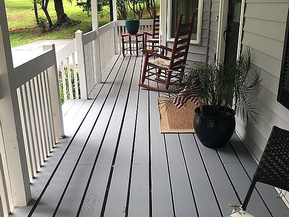 Rocking chair front porch