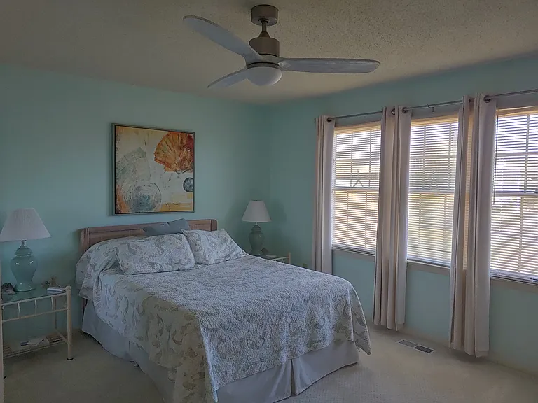 bedroom 1 with queen bed