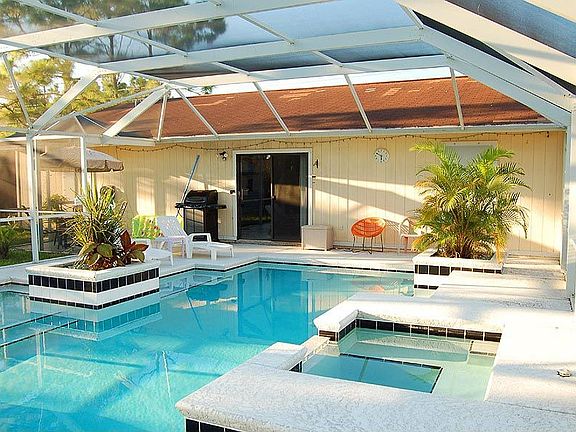 Pool looking at back door