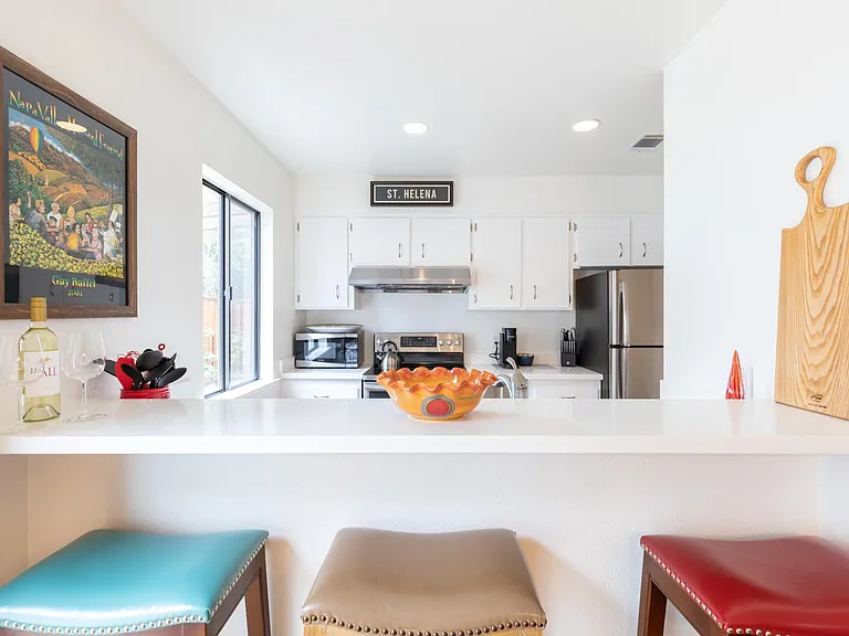 Fun counter seating