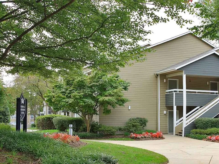 Lush landscaping throughout the community