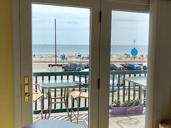 Cross the street to beach