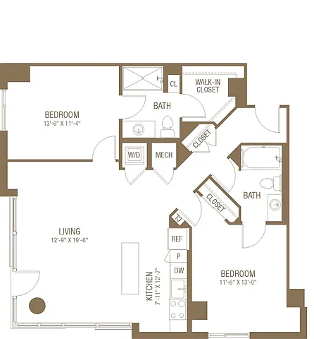 Floor plan 2E Renovation 2