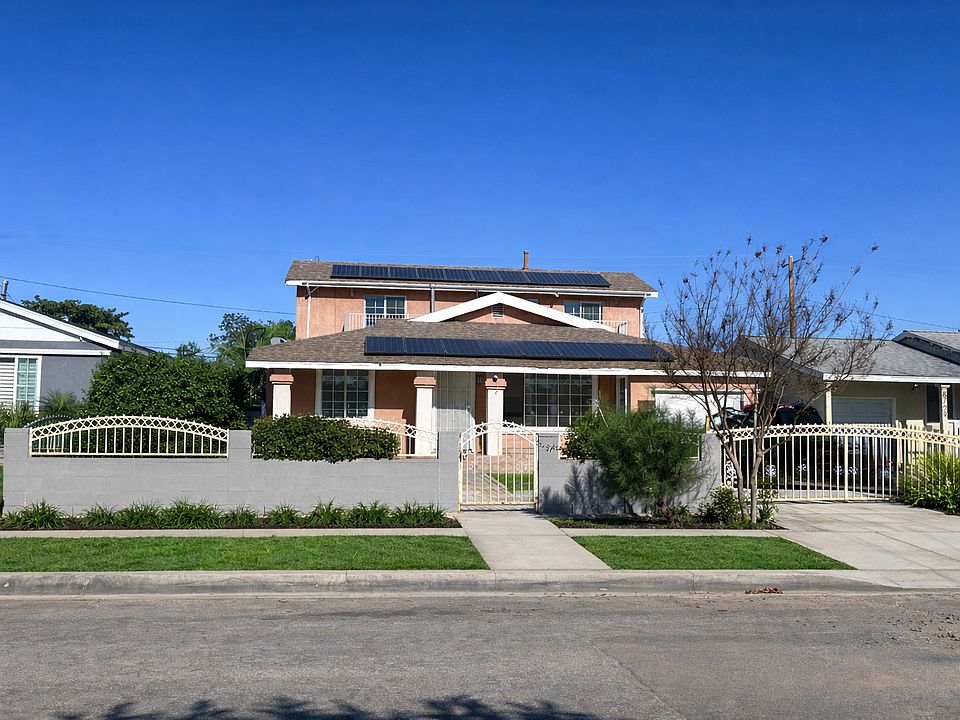 front of the house