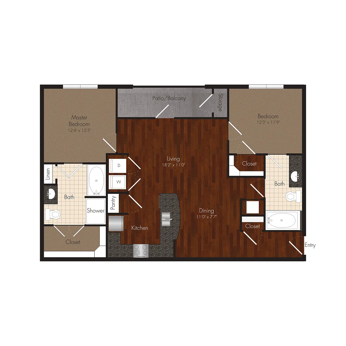Floor plan The Woodhead