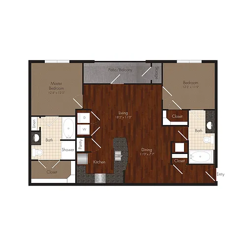 Floor plan The Woodhead