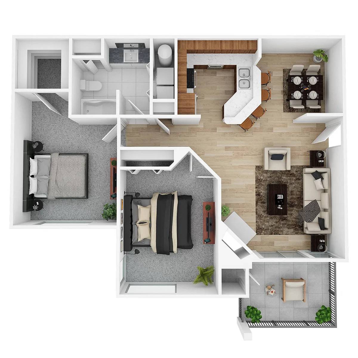 Floor plan B1