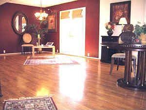 Living Room with French Doors