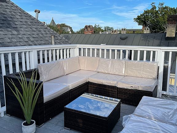 Rooftop balcony