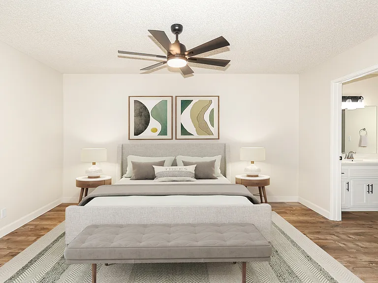 2x2 Remodel Master Bedroom
