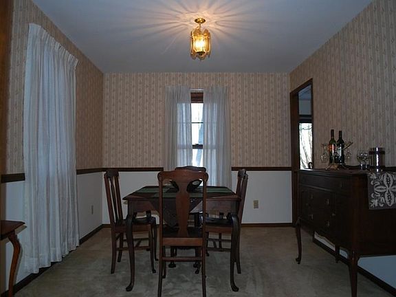 View of Dining Room from the living Room