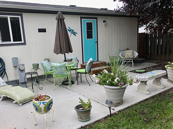 Backyard patio