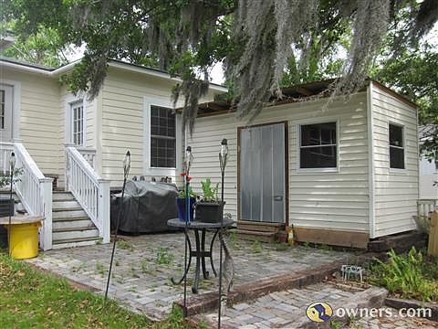 back patio and shed