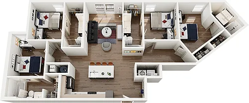 Floor plan D4
